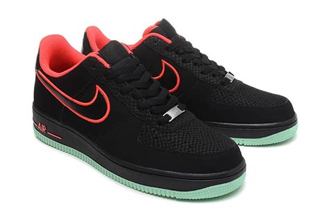 Nike Air Force 1 Yeezy Black Laser Crimson Arctic Green 488298 048