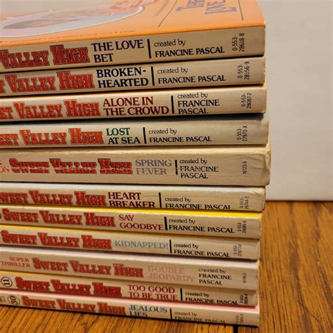 Lot Of Sweet Valley High Paperback Books Francine Pascal Vintage Super Ebay