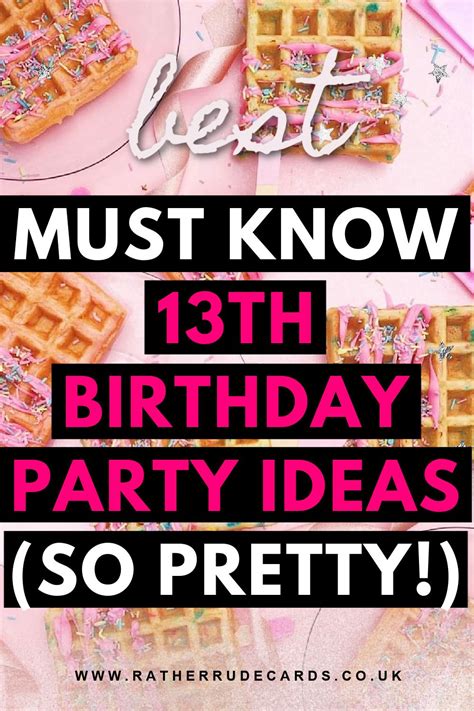 Best Girls 13th Birthday Party Ideas Themes And Decor Ideas 13th