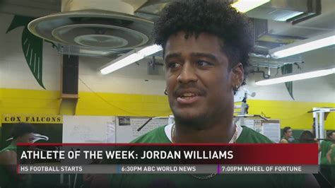 Athlete Of The Week Jordan Williams
