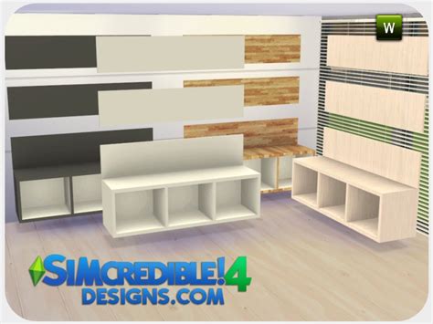 The Sims Resource Sea Foam Shelves