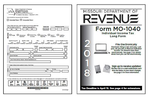 Missouri Tax Forms 2019 Printable State Mo 1040 Form And Mo 1040