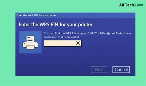 How To Find Wps Pin On Hp Printers
