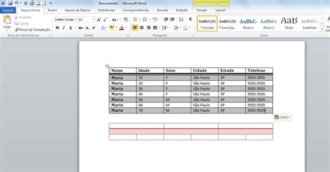 Aprenda A Criar Tabelas No Word Passo A Passo Ensina A Alterar Cores E Hot Sex Picture