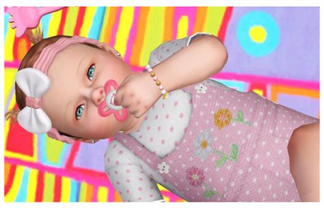Sims3toddlers Sims 4 Bebê Sims Bebê Carrinho Para Bebe