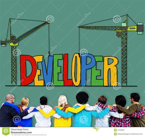 De Ontwikkelaarontwikkeling Verbetert Het Concept Van Het