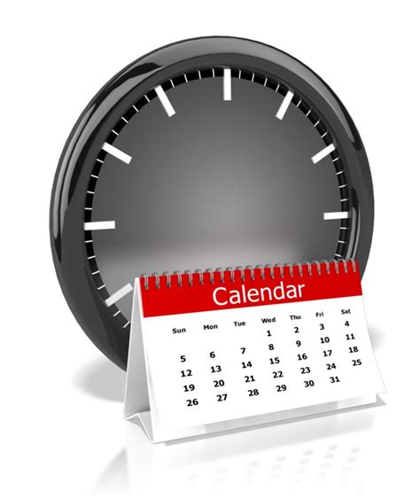 Clock And Calendar Great Powerpoint Clipart For Presentations