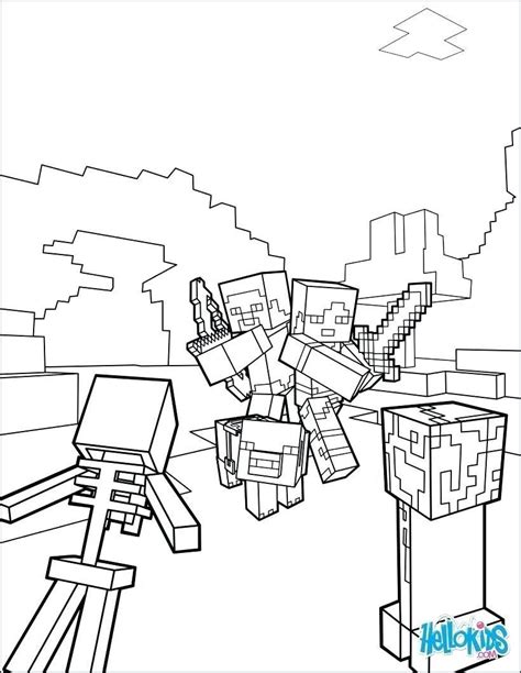 Minecraft Mutant Zombie Coloring Pages Thiva Hellas
