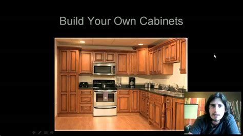 Once you've taken the measurements and planned everything out, the actual process for. DIY Cabinet Plans - Build Your Own Cabinets - YouTube