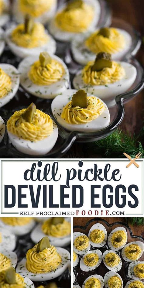 Dill Pickle Deviled Eggs Are An Easy Deviled Egg Recipe With The