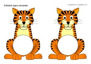 Tiger Themed Classroom Printables SparkleBox