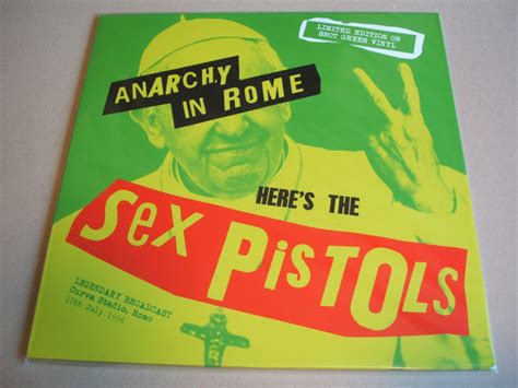 Sex Pistols Anarchy In Rome Vinyl Lp Limited Edition Punk To Funk Heaven