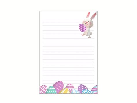 Easter Printable Paper Printable Paper Easter Easter Lined Paper