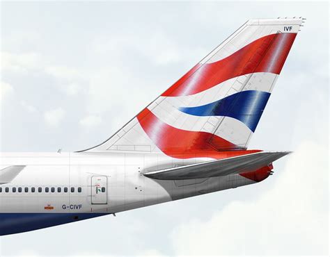 British Airways Boeing 747 Tail Detail British Airways British