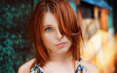 wallpaper women redhead depth of field portrait face 1920x1197 motta123 1172794 hd