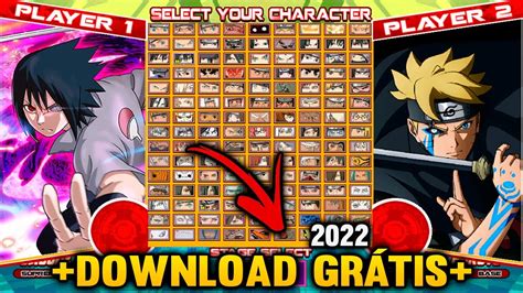 Naruto Shippuden MUGEN Battle Climax DOWNLOAD GRÁTIS PC Android YouTube