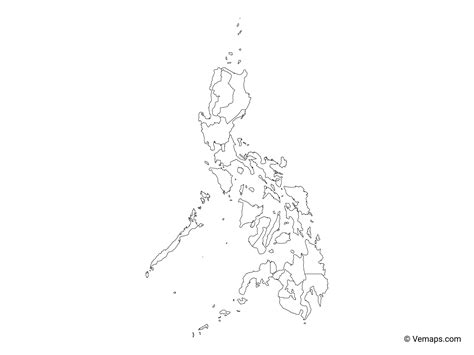 Philippine Map Vector At Vectorified Collection Of Philippine Map