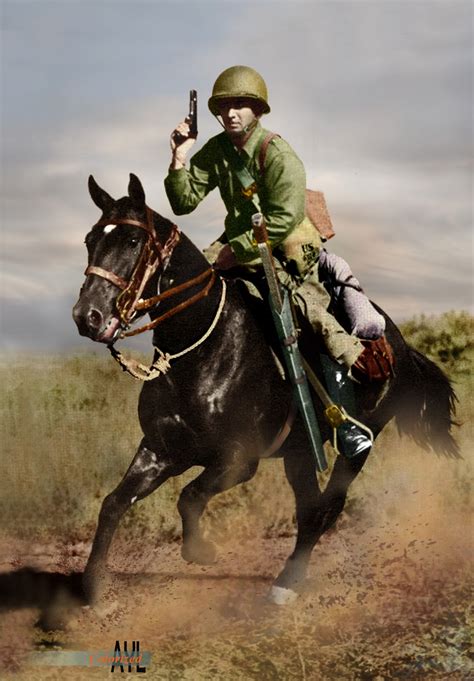Colors For A Bygone Era A Us Cavalry Soldier In Wwii Undated