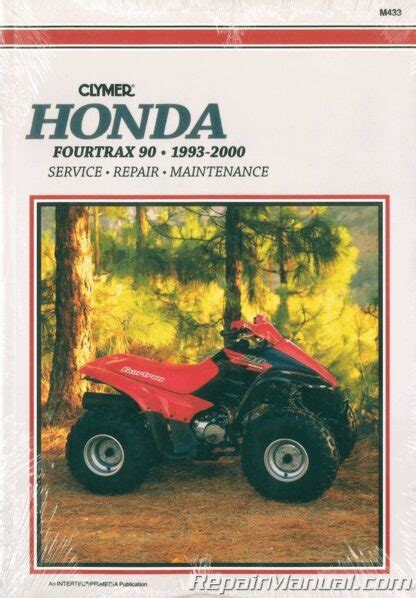 Honda Fourtrax Trx90 Atv 1993 2000 Repair Manual Clymer