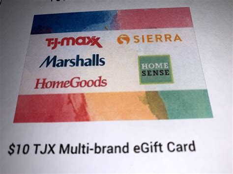 TJ Maxx Marshalls And Homegoods Gift Cards Styleeon