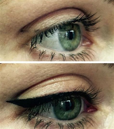Permanent Cosmetics Eyeliner Before And After Photos In 2021