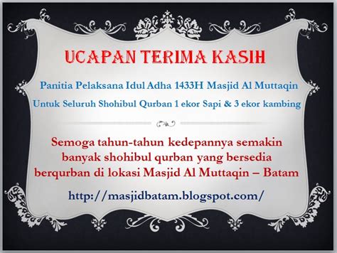 Jika iya, barangkali ucapan terima kasih atas pemberian dan bantuan seperti tercantum dalam kutipan di atas dapat mewakili betapa bersyukurnya kamu karena kiriman uang darinya. "Bersedekahlah Insyaallah Seribu Kebaikan Akan Datang ...