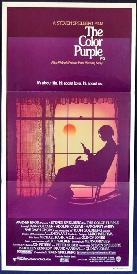 All About Movies The Color Purple Movie Poster Daybill Whoopi Goldberg Oprah Winfrey Steven
