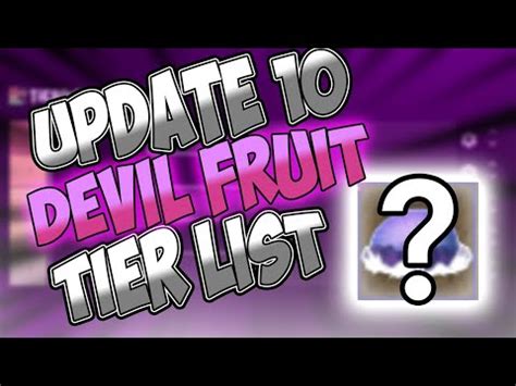 Hi everyone and enjoy this tier list in blox fruit (roblox) in january 2021 !!! Games Tier List: 13 Blox Piece Devil Fruit Tier List