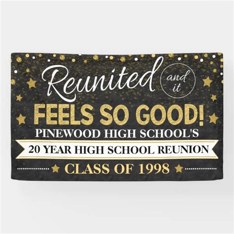 High School Class Reunion Banner Uk