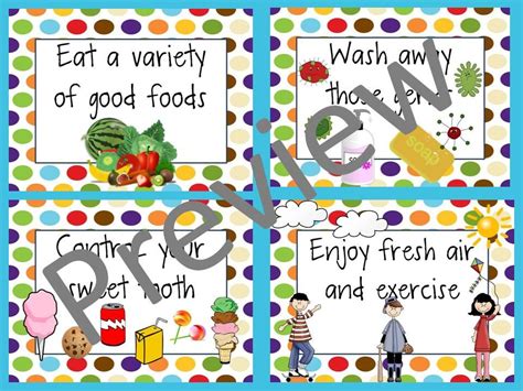 How to eat better, feel great, get more energy and have a healthy lifestyle.) strategy #22: Healthy Habits Posters $ | 1st grade activities, Healthy ...