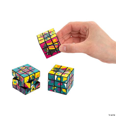 90s Mini Puzzle Cubes 12 Pc Discontinued