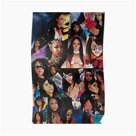 aaliyah music legend poster for sale by artistic shasta redbubble