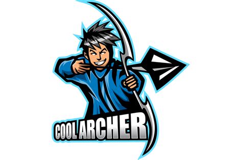 Archer Esport Mascot Logo By Visink Thehungryjpeg