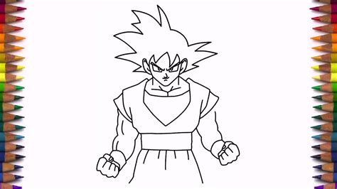 Dbz Goku Sketch At Explore Collection