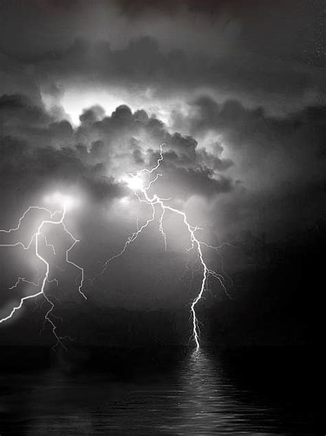 Lightning Bolt Painting Aesthetic Water Lightning By Robert Foster