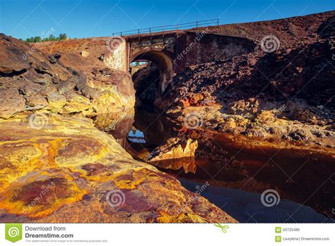 Rio Tinto River In Spain Stock Photo Image Of Mineral