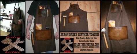 Custom Shop Aprons Aaron Baker Leather Tooling