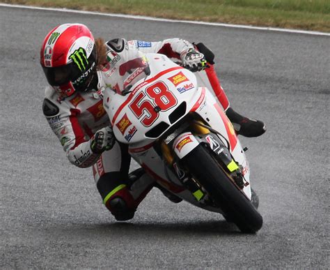 Marco Simoncelli Tribute Brent Crofts Stock Photography