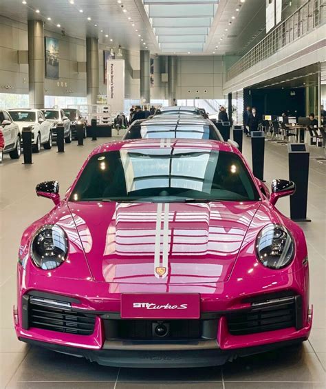 2022 Porsche 911 Turbo S In Ruby Star Proves Pink Can Be Cool Carscoops