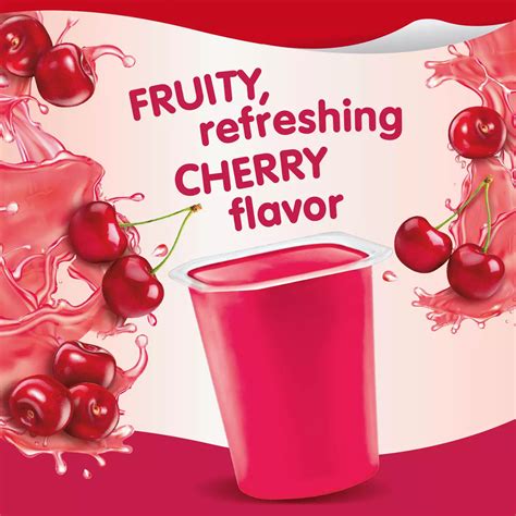 Snack Pack Sugar Free Cherry Juicy Gels Cups Shop Pudding And Gelatin