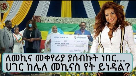 Artist Hamelmal Abate Donated 1 Million Birr Addis Go