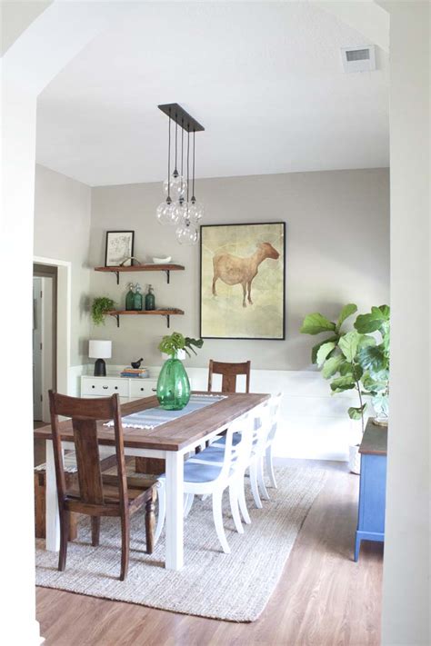 Modern Farmhouse Dining Room Makeover Reveal Southern