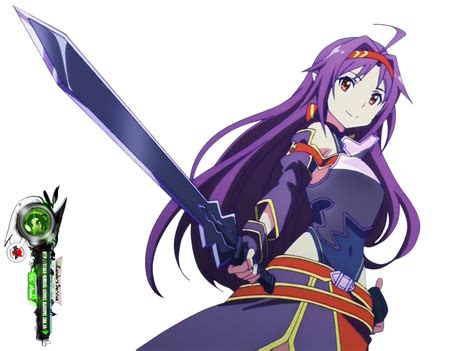 Sword Art Onlinekonno Yuuki Kakoiii Ed Render Ors Anime Renders