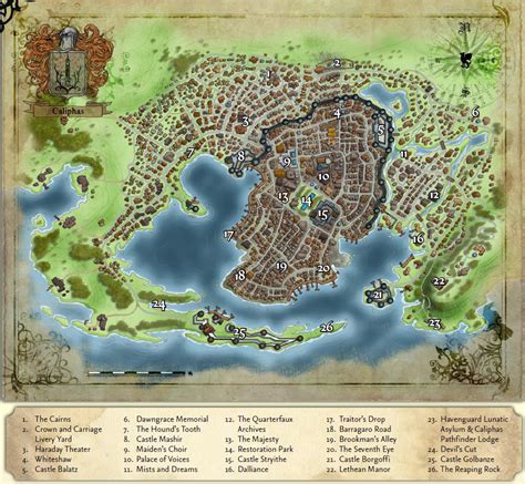 Fantasy City Map Fantasy Map Rpg City Map