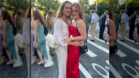 The Sweet Way Brooke Shields Daughter Honored Her Famous Mom At Prom