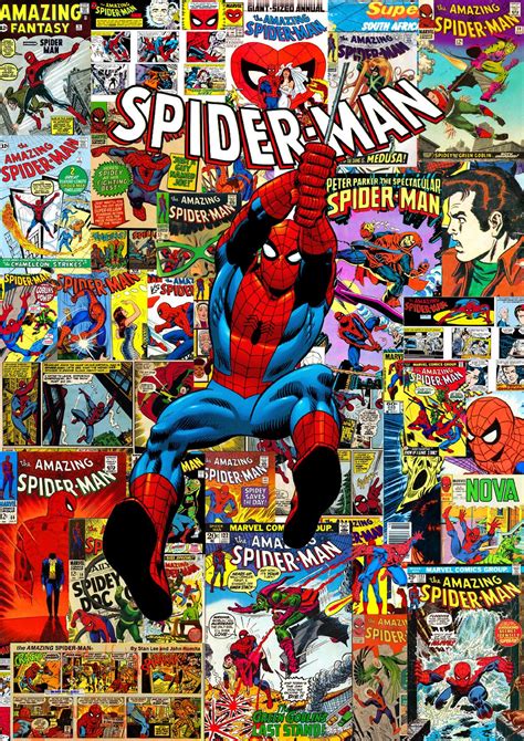 Spider Man Covers Retro 60 70 Marvel Comics Artwork Spiderman Artwork