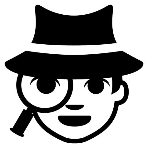 Detective Emoji Clipart Free Download Transparent Png Creazilla