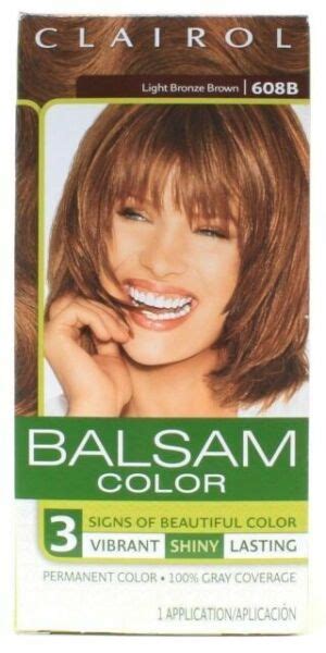 Clairol Balsam Hair Color Light Bronze Brown 608b For Sale Online Ebay
