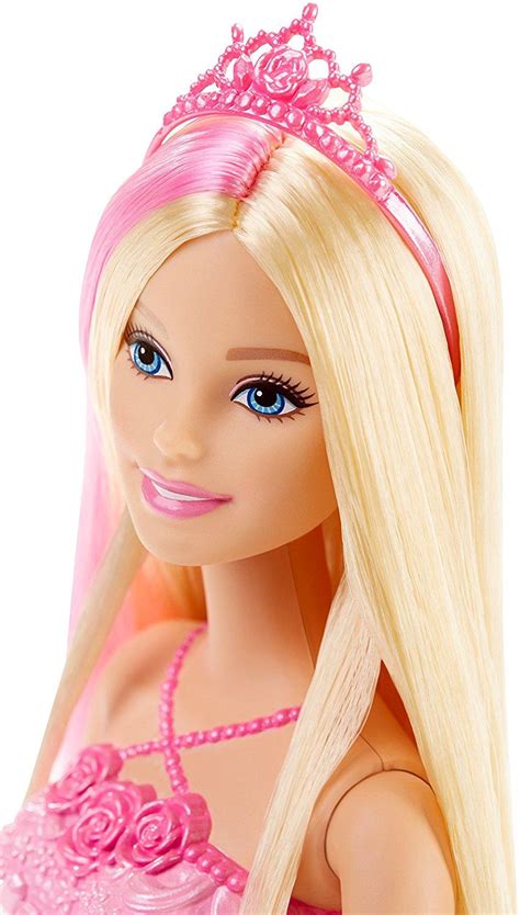 Barbie Princess Doll With Styling Beads In Her Pink Streaked Hair Toys And Games