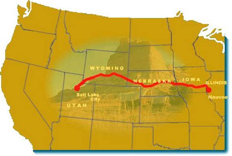 The Mormon Trail From Nauvoo To Salt Lake Valley Mormon History
